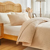Quilted Plaid Coverlet Bedspread
