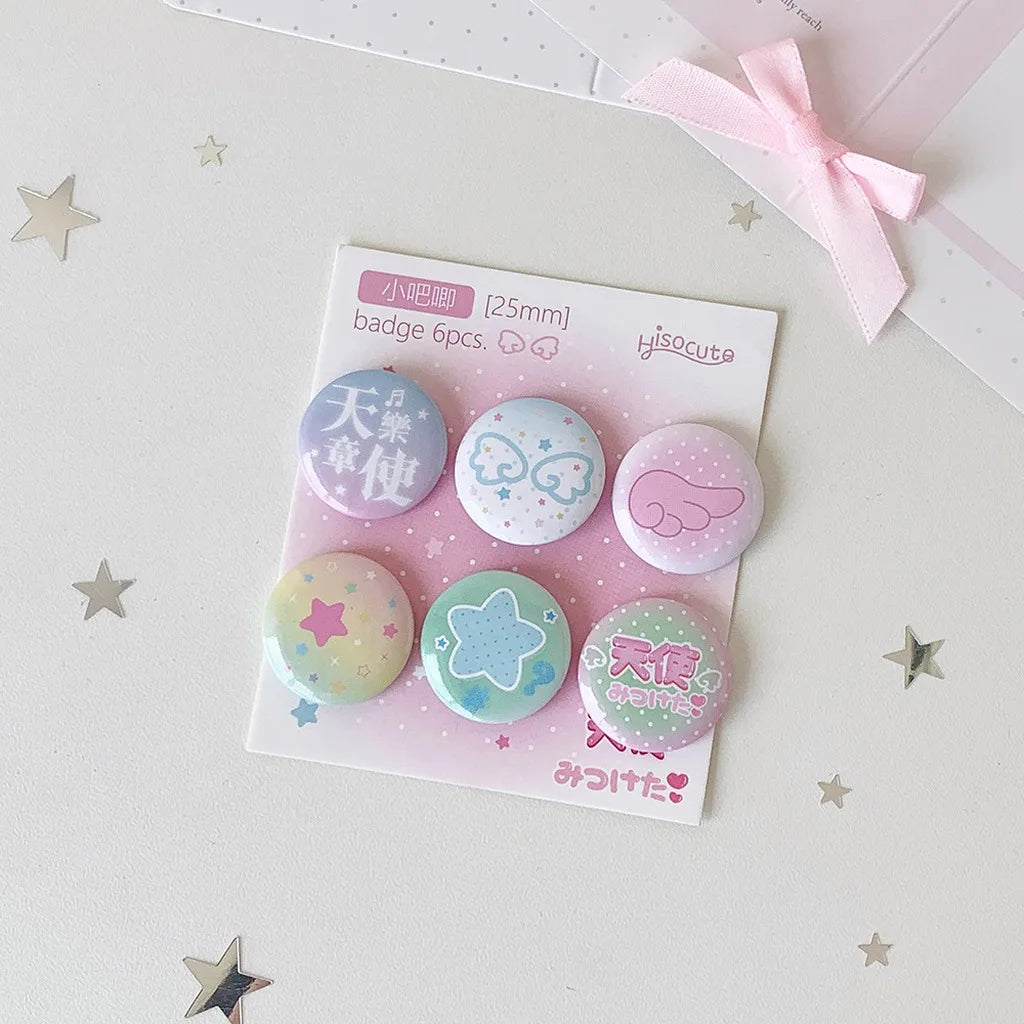 Cute Mini Enamel Pin Set for Bags, Hats & DIY Projects