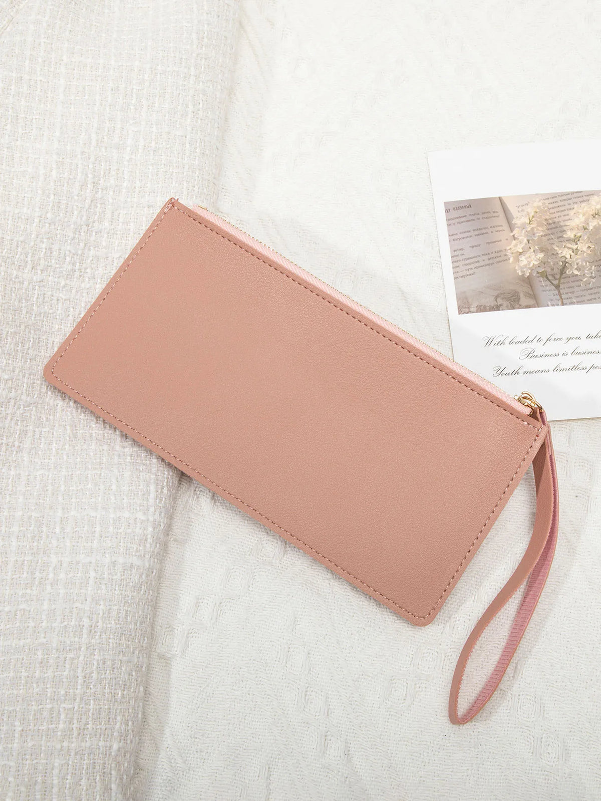 Slim PU Leather Card Holder Wallet