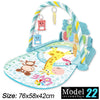 Musical Activity Gym with Kick-and-Play Piano for Babies