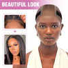 A model showcases a beautiful look with a lace wig grip cap, demonstrating the product's fit and style.