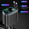 Retractable Car Charger with Dual USB-C Ports