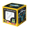 A yellow box for the QY SpeedCube puzzle featuring a white cube and black accents.