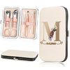Portable Stainless Steel Manicure & Pedicure Set with Organizer Case