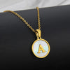 Gold-Plated Initial Pendant Necklace