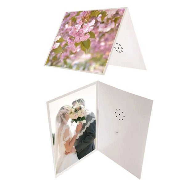 Voice Recording Greeting Card with Paintable Design