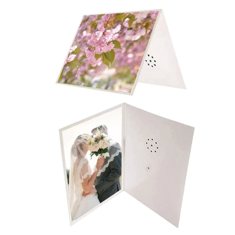 Voice Recording Greeting Card with Paintable Design