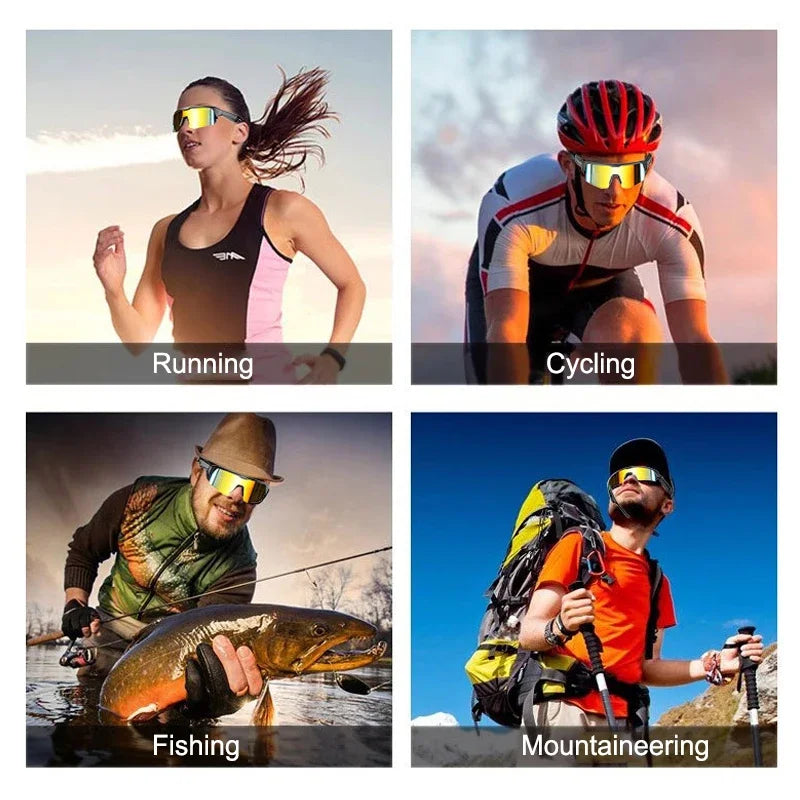 Smart Bluetooth Glasses with Built-In Audio for Cycling and Running