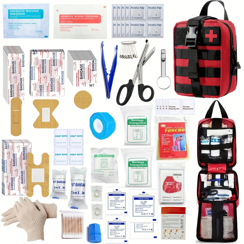 Portable First Aid Kit for Home & Travel