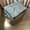 Large Capacity Fabric Storage Bag with Zipper and Handles