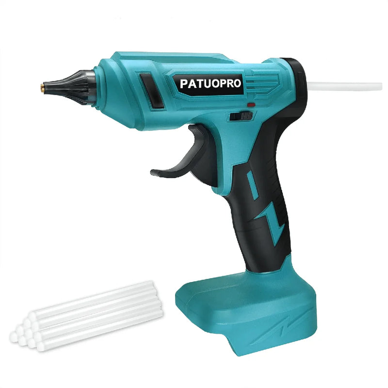 Pistola de silicona caliente inalámbrica 18V con calentamiento rápido