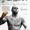 UFC Fighter Canvas Wall Art - MMA Boxing Poster for Gym & Man Cave Decor