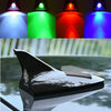 Solar-Powered Shark Fin LED Roof Antenna with Warning Lights