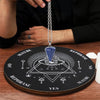 Wooden Divination Pendulum Board with Crystal Necklace