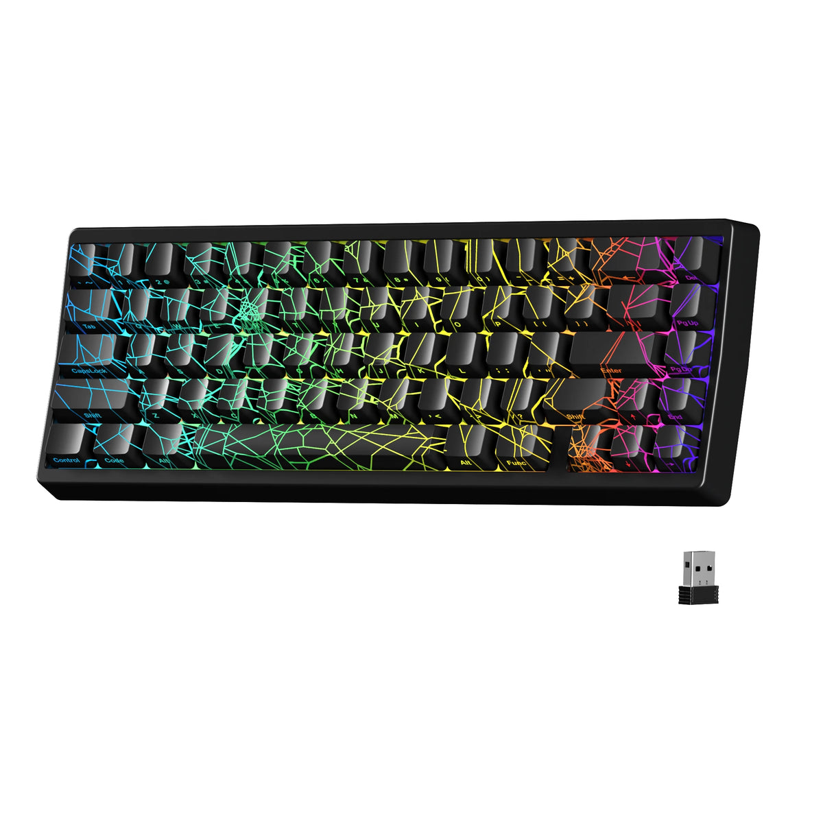 JadeStone 67-Key Wireless Mechanical Keyboard with IMD-Tech Keycaps
