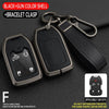 Black and gun color shell bracelet clasp key fob cover for car keys