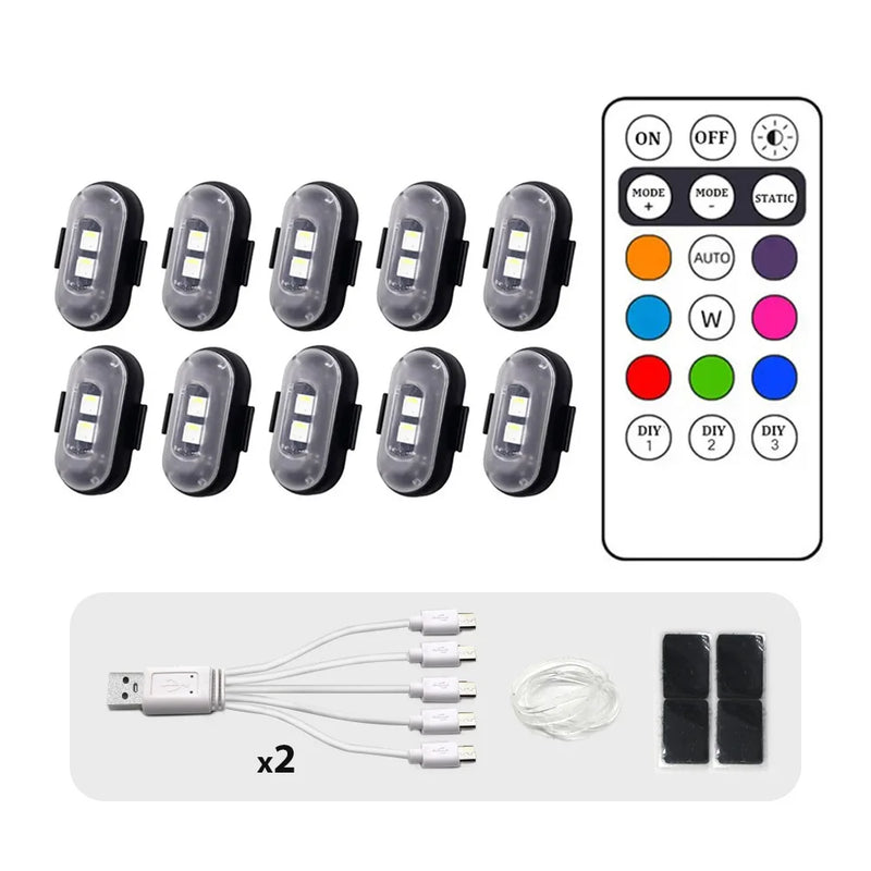 ضوء وميض LED لاسلكي عن بعد