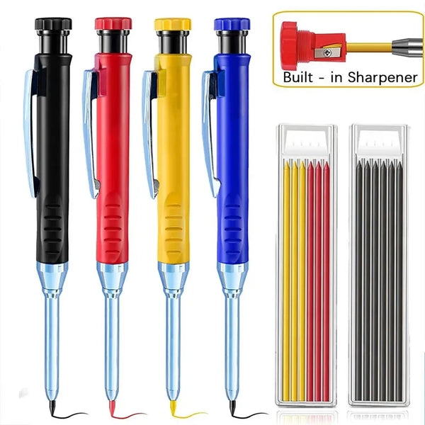 Heavy-Duty Carpenter Mechanical Pencil Set