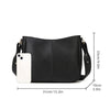 Moon Curve PU Leather Crossbody Bag