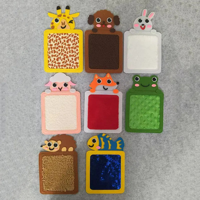 Cartoon Animal Sensory Mats for Tactile Exploration