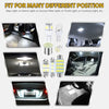 A collection of car interior LED lights including map, dome, license plate, trunk, and courtesy lights.