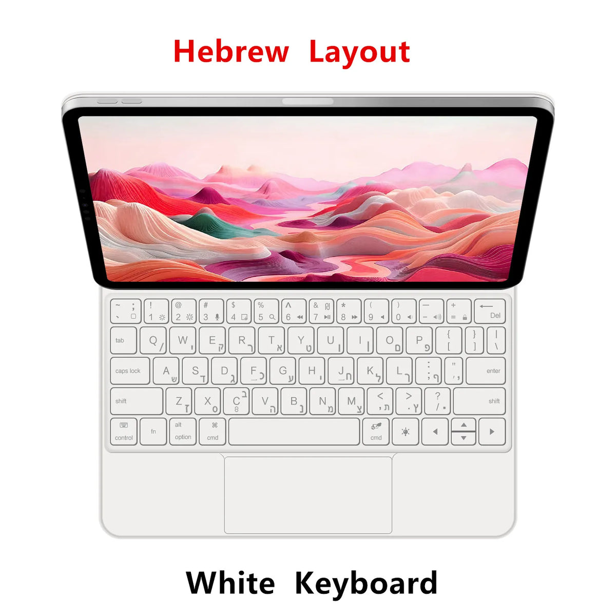 iPad Magic Keyboard Case with Backlit Keys and Touchpad