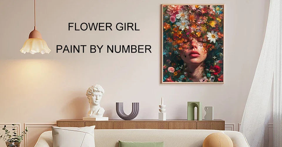 Adult Paint by Numbers Kit – African Women Portrait on Canvas