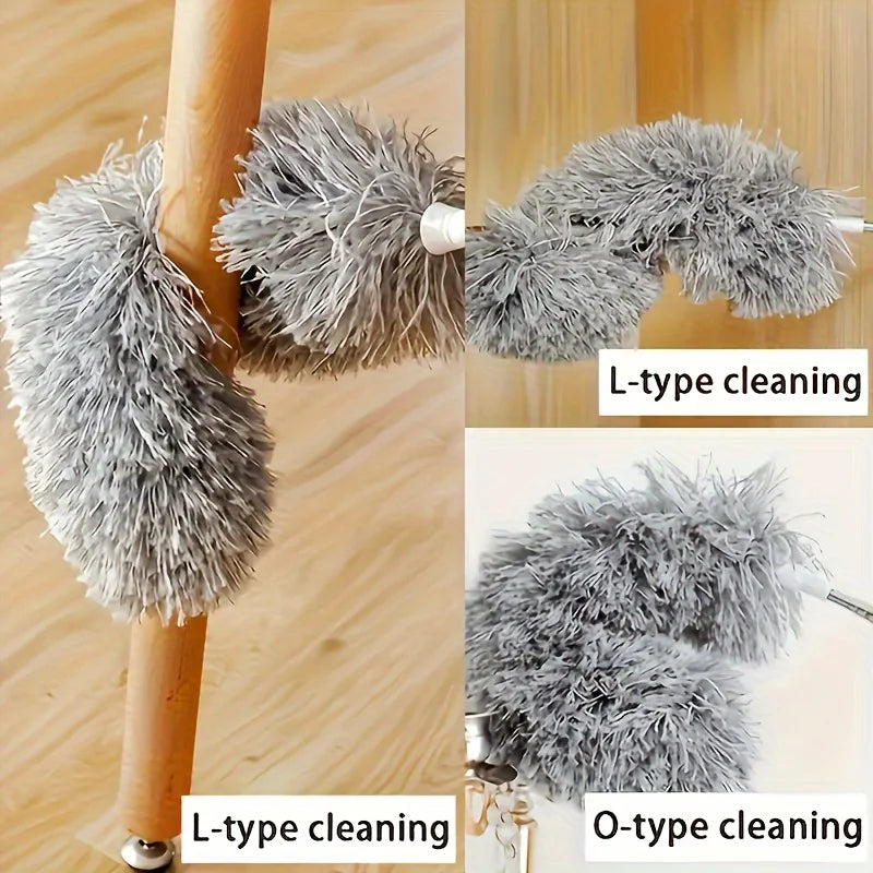 Extra-Long Retractable Duster with Flexible Head