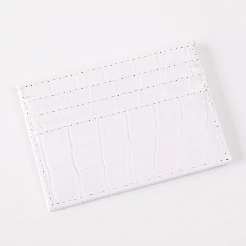 Slim PU Leather Card Holder Wallet