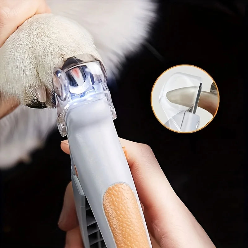 LED Pet Nail Clippers with Safety Light