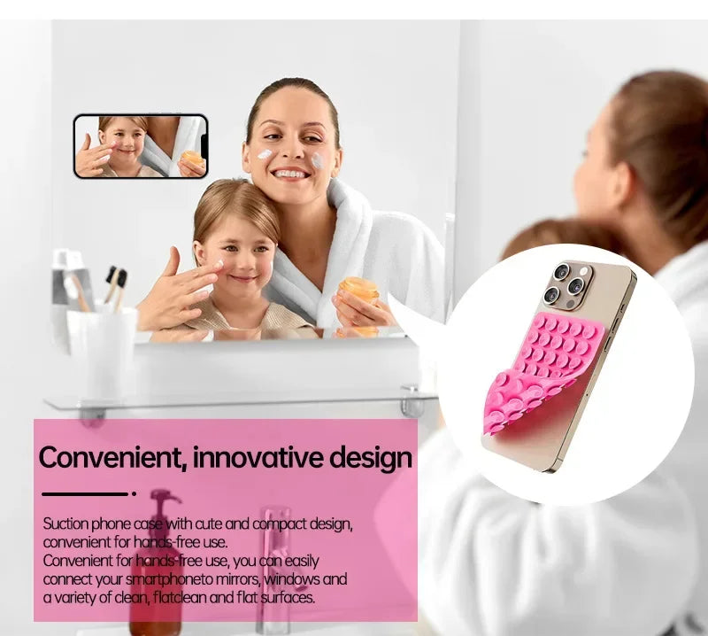 Multifunctional Silicone Suction Cup Phone Holder