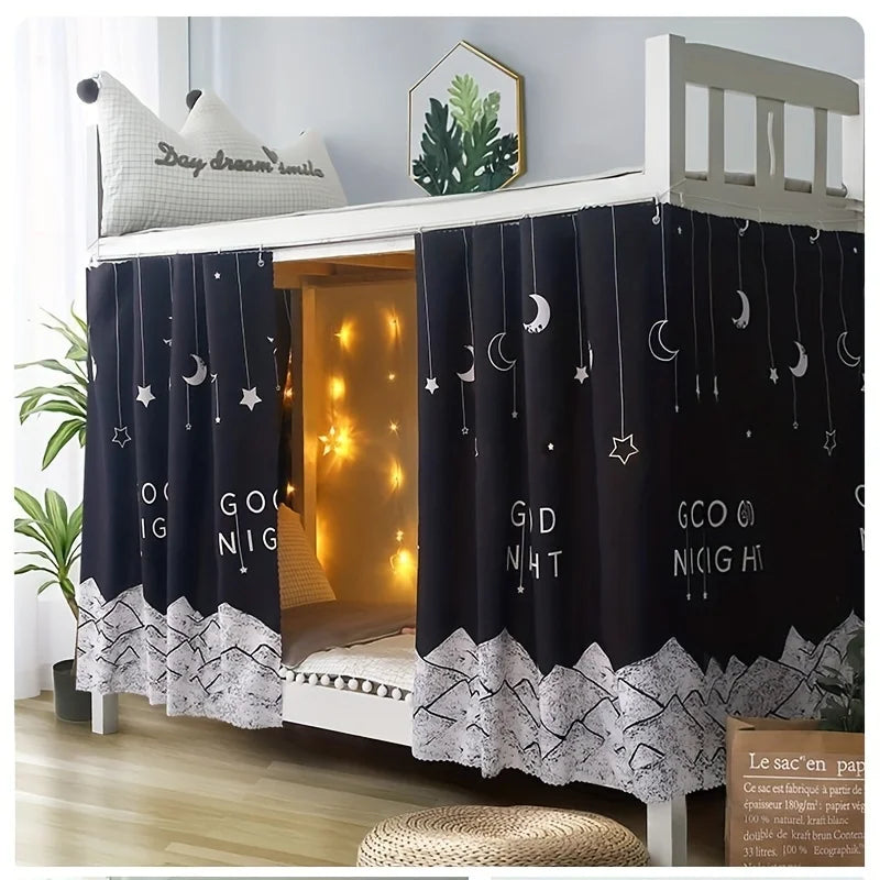 Privacy Bed Curtain for Bunk and Single Beds