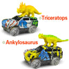 Climbing Dinosaur Car with Flexible Race Track