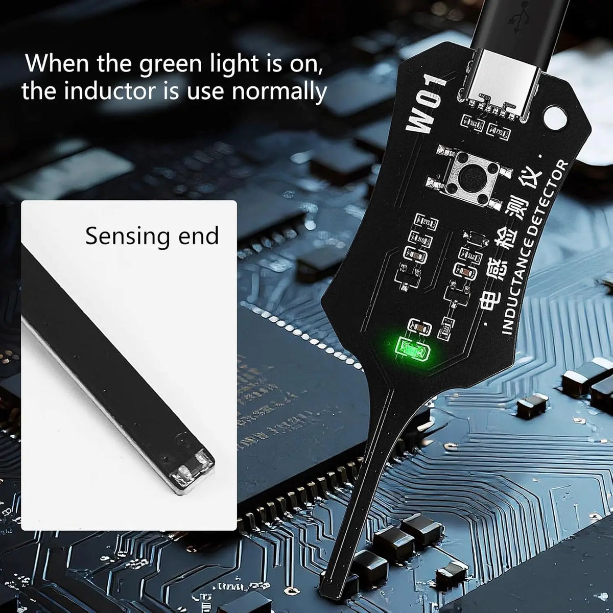 Type-C Inductance Tester for Circuit Board Diagnostics