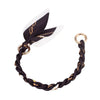 Decorative Silk Scarf Bag Chain with Detachable Bow