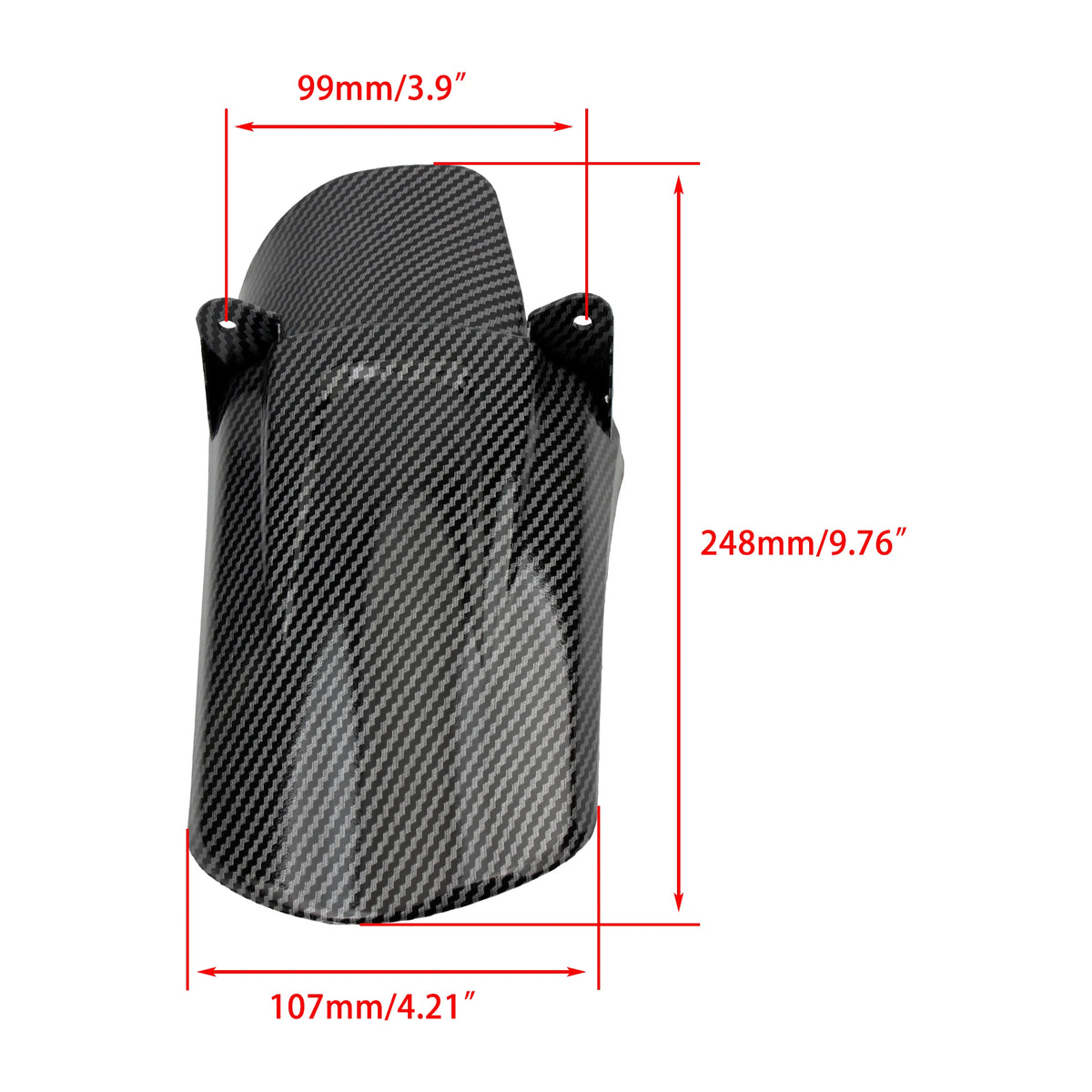 Carbon Fiber Style Rear Fender for Sur-Ron Light Bee S/X
