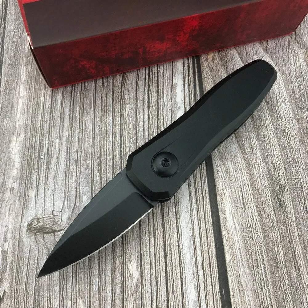 Compact Folding Pocket Knife with Aluminum Alloy Handle