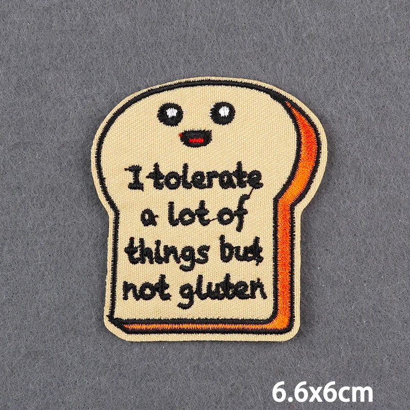 Encouraging Embroidery Iron-On Patches for Clothing and Accessories