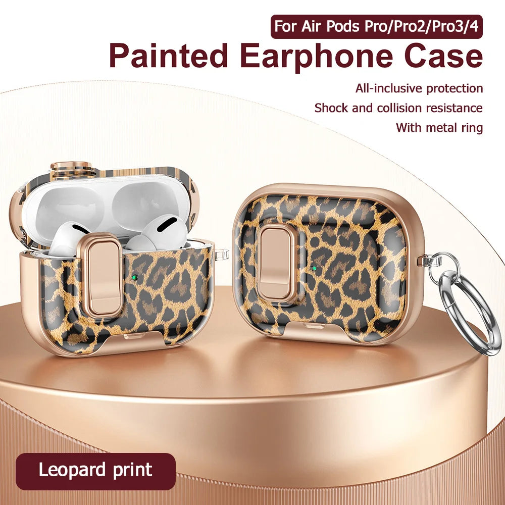 Silicone AirPods Case with Phone Stand and Security Lock