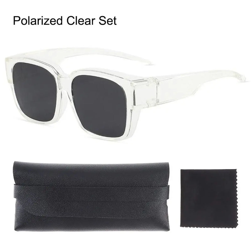 Oversized Polarized Fit-Over Sunglasses