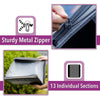 Expandable A4 Document Organizer with 13 Accordion Pockets