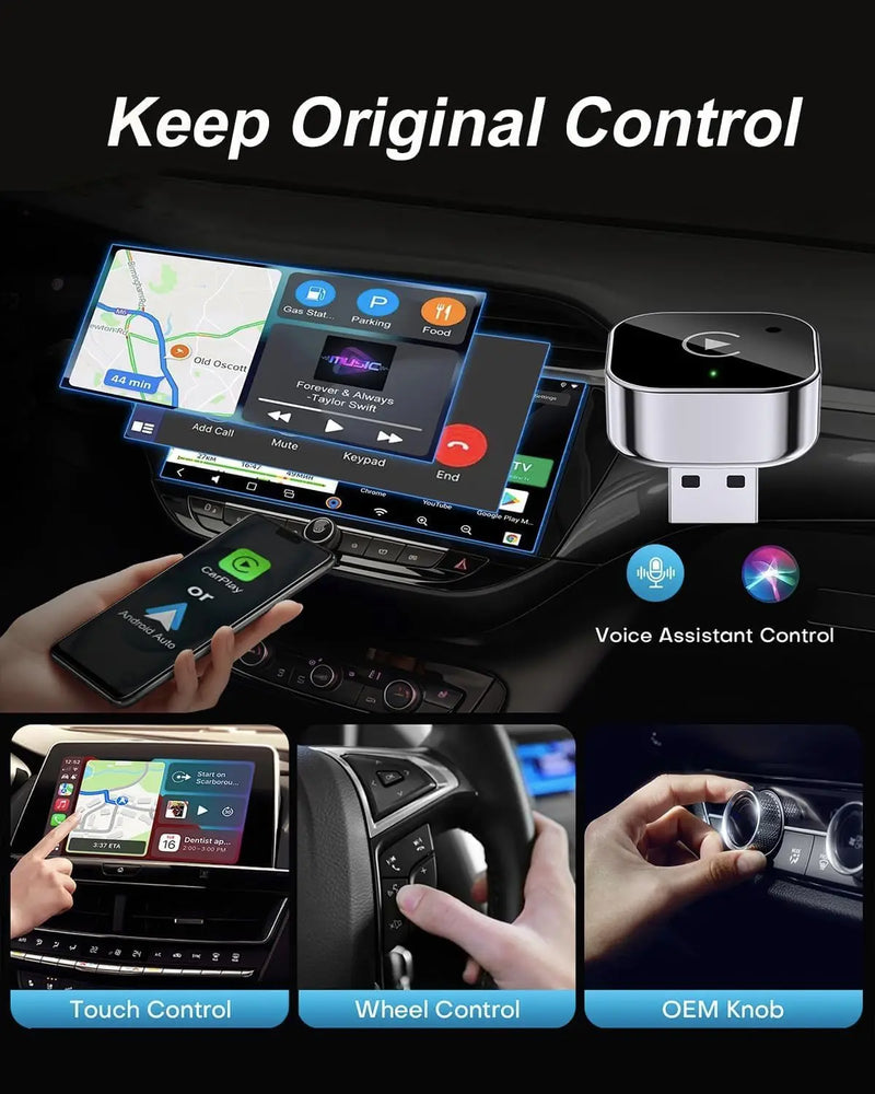 Wireless CarPlay & Android Auto Adapter