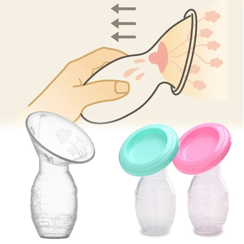 Manual Breast Pump with Soft Silicone Cushion