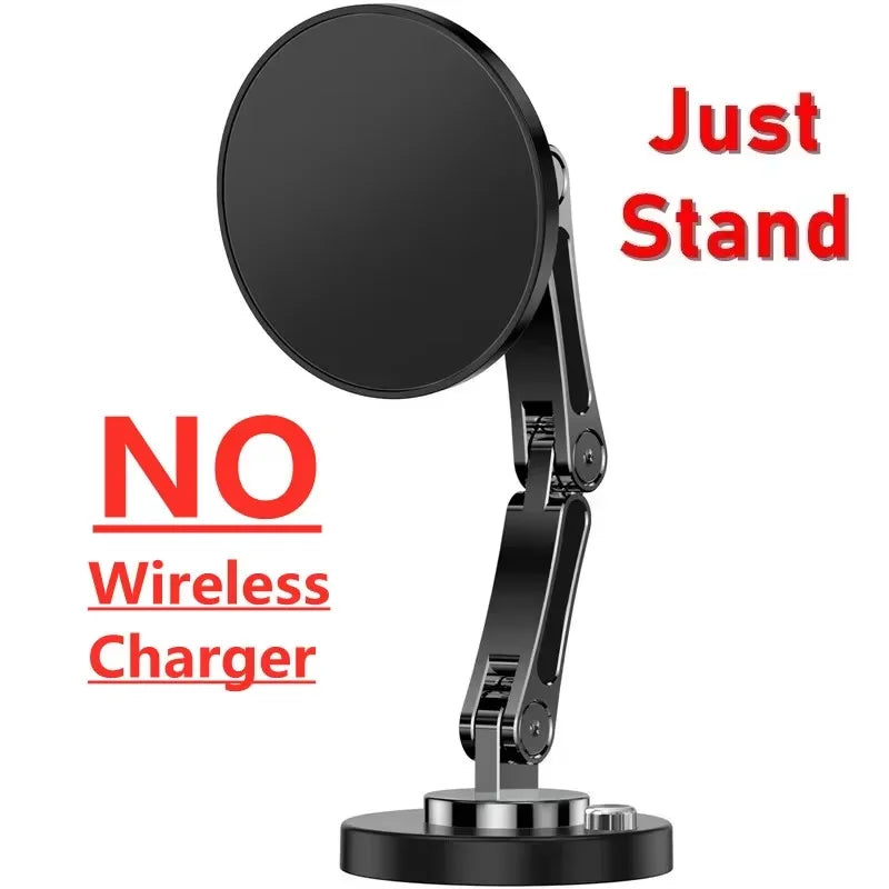 Magnetic Car Phone Mount with Wireless Charger