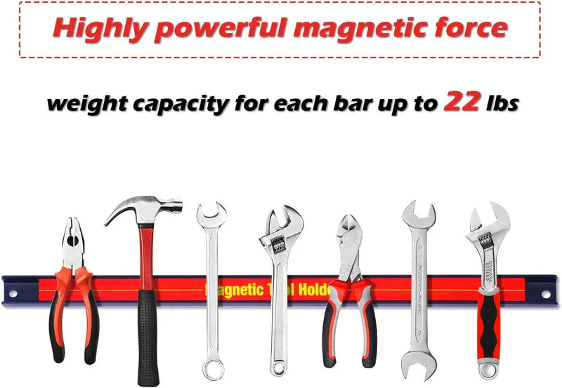 Heavy-Duty Magnetic Tool Holder Bar