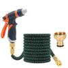 Flexible Expandable Garden Hose with High-Pressure Spray Gun
