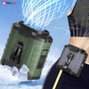 Ventilateur de Taille Portable et Rechargeable avec Batterie Externe 10000mAh