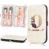 Portable Stainless Steel Manicure & Pedicure Set with Organizer Case