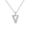 Initial Letter Pendant Necklace