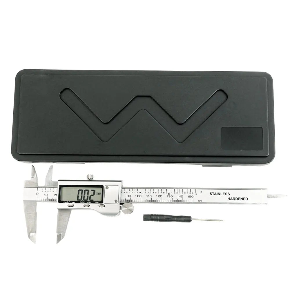 Stainless Steel Digital Caliper with Large LCD Display